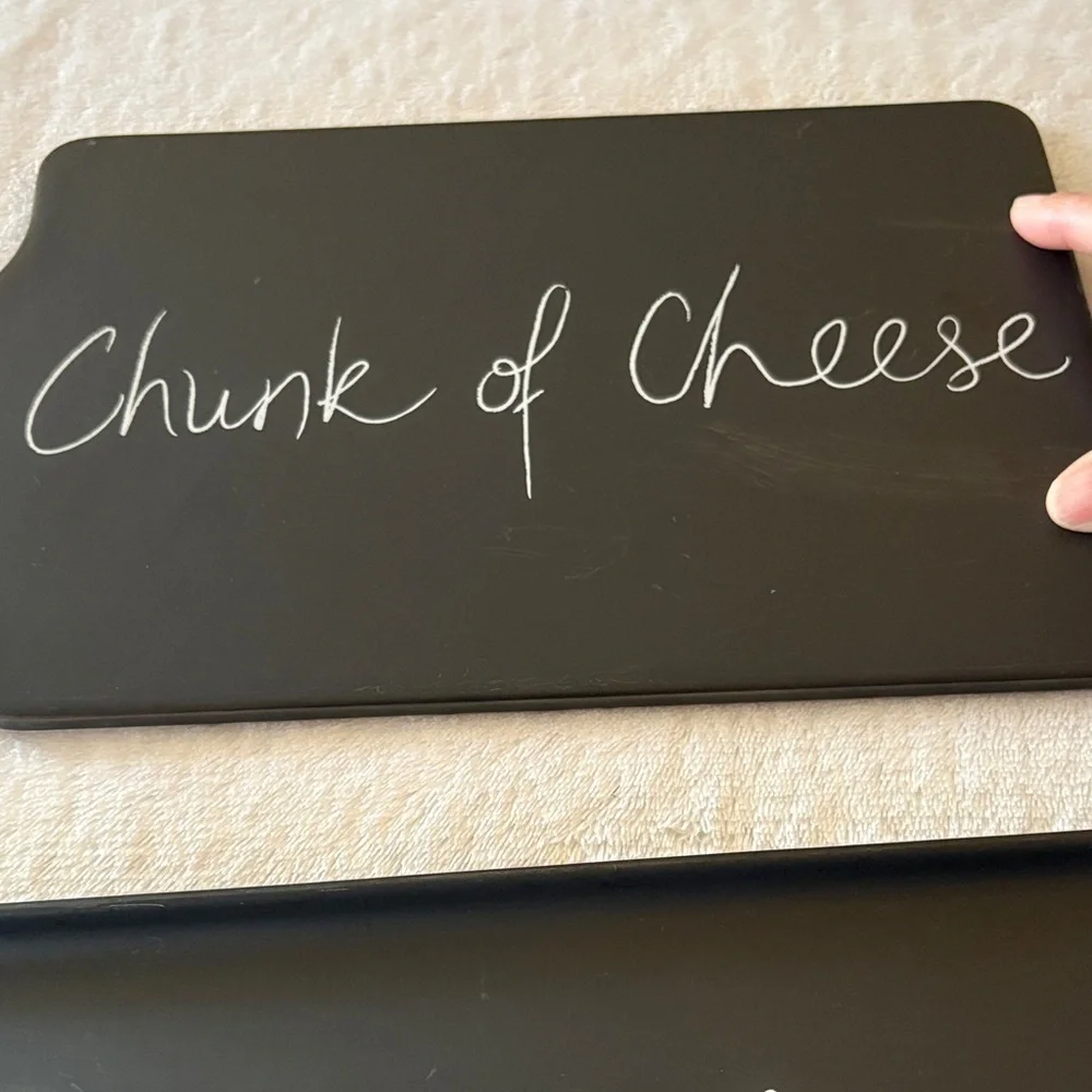 Rare Black Cheese Board Set by Pier One Imports “SOHO” Collection